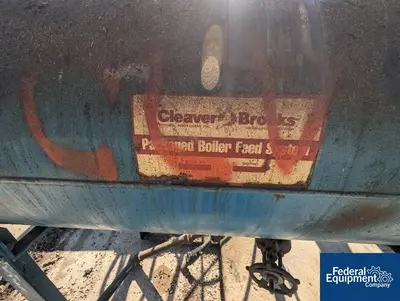 USED Cleaver-Brooks 59 HP Cleaver Brooks Water Tube Boiler, Model M4P-2500