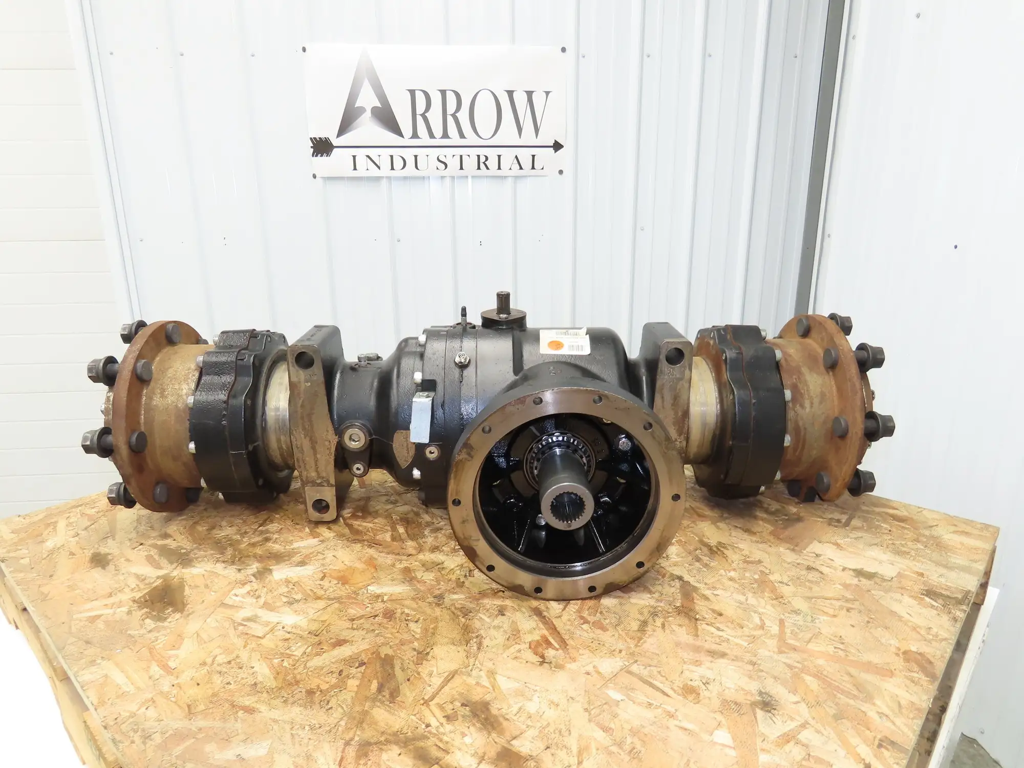 Hyster E80XN Forklift Front Dual Wheel Drive Axle Assembly 8-Lug