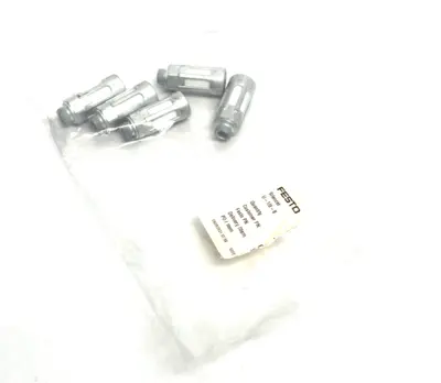 New | in-Stock Festo Pneumatic Silencer Muffler G1/8" Threads 6841 5-PACK Muffler Equipment Michigan US | Maverick Industrial Sales #1413492