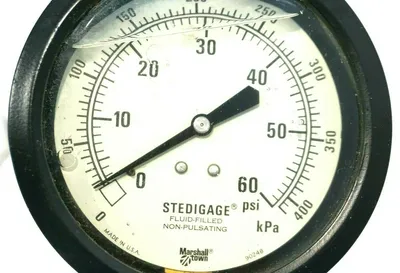 NEW MARSHALL TOWN GAUGE 0-60 PSI