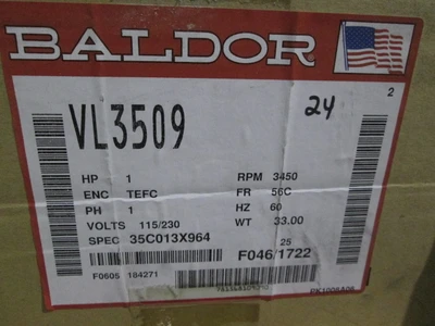 USED Baldor VL3509