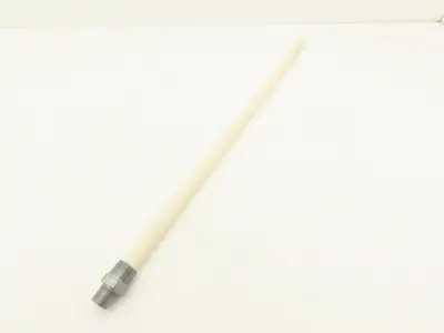 Nutech CPT-A4-24-240 Ceramic Thermocouple Protection Tube 24" L 3/4 & 1/2" NPT