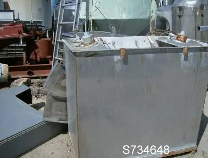 Tank, 125 Gallon, S/st, Rect, OT/FB, Agit Dr #S734648
