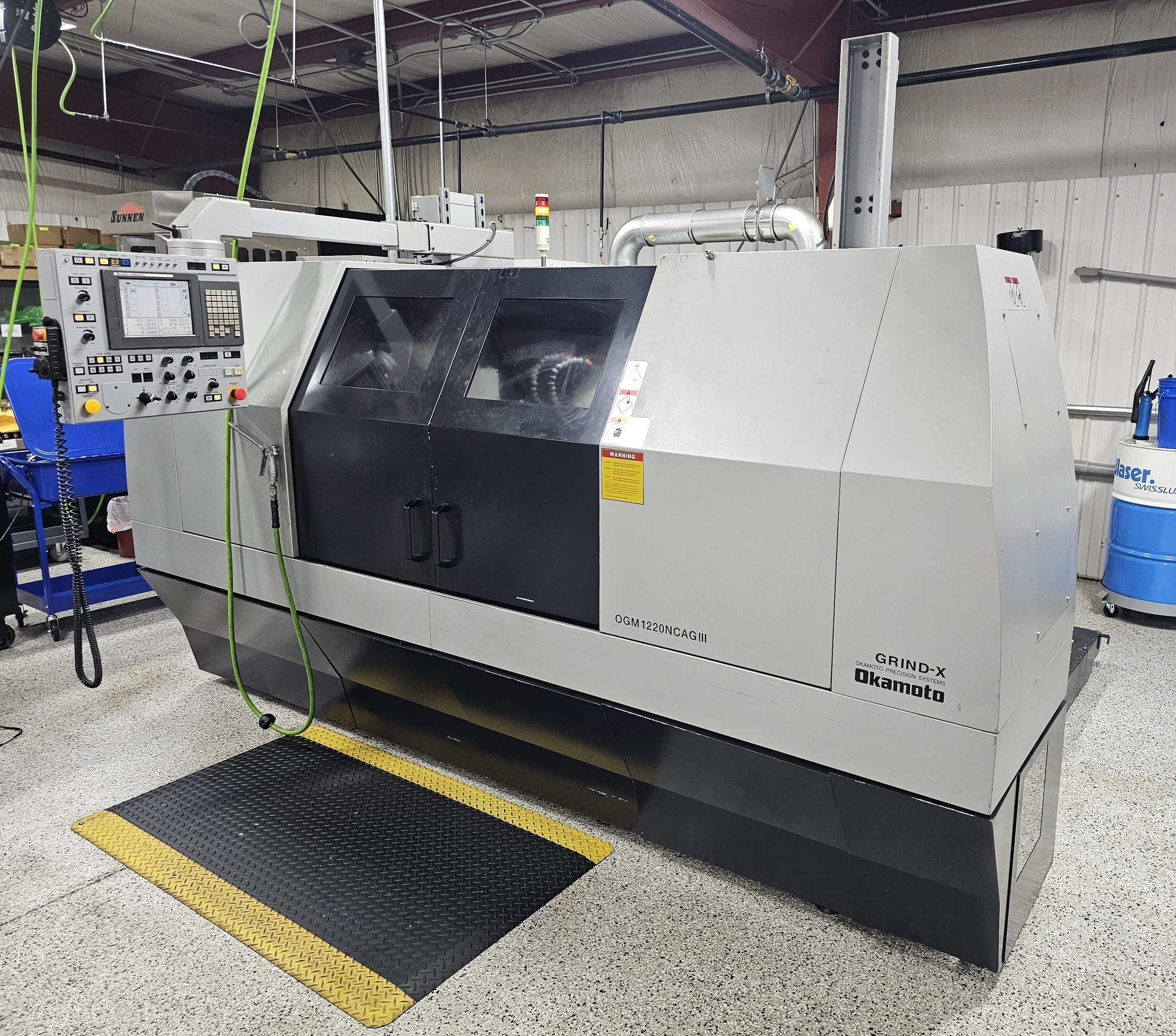 Used 2018 OKAMOTO OGM-1220NCAGIII Cylindrical Grinders Including Plain & Angle Head Arizona US | Tight Tolerance Machinery #1548338