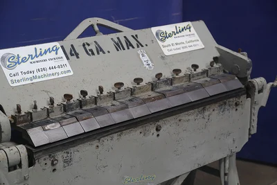 Used CHICAGO W31 Box & Pan Brakes including Finger California US | Sterling Machinery Exchange #1467008