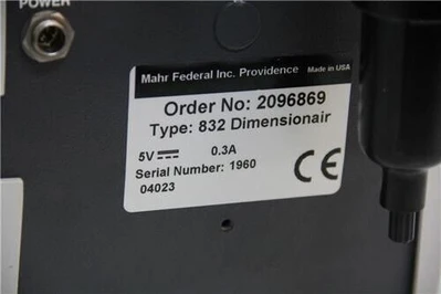 USED Mahr Federal 832