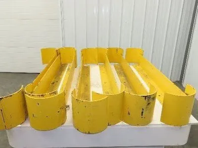Wil Deck Wilguard XT Pallet Rack End Aisle Protector 48" Double Side Lot of 7