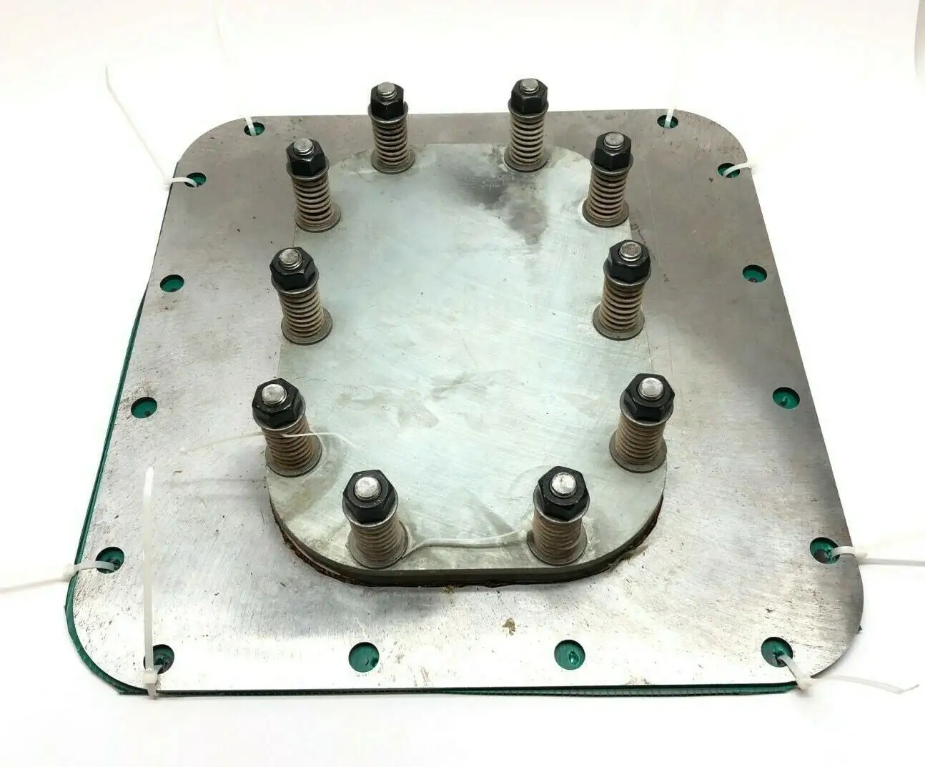 USED DRCO RELIEF VALVE COVER PLATE ASSEMBLY