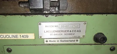 USED KELLENBERGER 600U-125