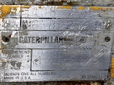 USED 2001 CATERPILLAR G3408TA