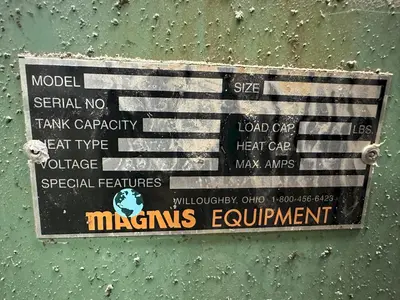 24" x 48" MAGNUS MODEL #MIJ-LIF SUBURSIVE PARTS AGITATE WASHER: STOCK #20665
