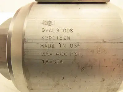 DMIC BVAL 3000S 4321IEZN 3" Aluminum Ball Valve 400PSI SAE Threaded Hydraulic