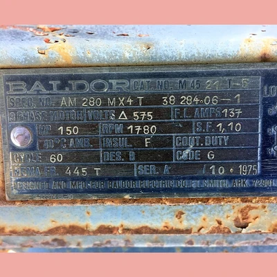Baldor 150 HP Motor