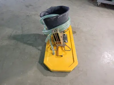 Heavy Duty 44" x 18" Yellow Vacuum Pad w/ Bucket