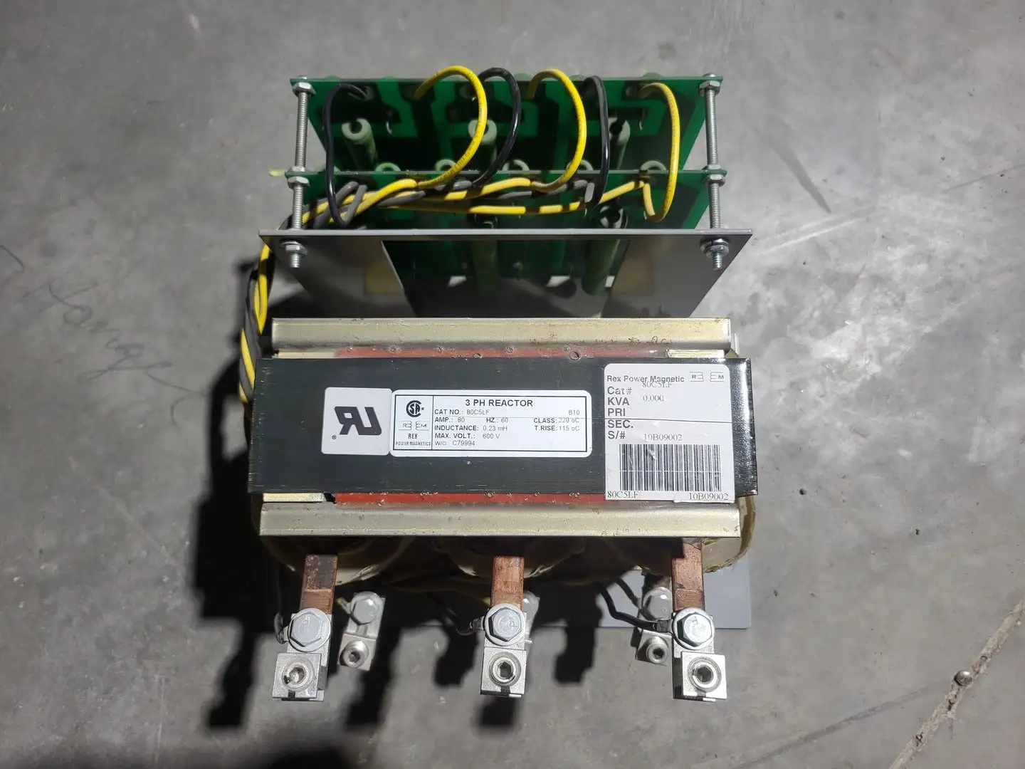 Used REX POWER MAGNETICS 80C5LF Transformers British Columbia CA | Lenmark #1426913