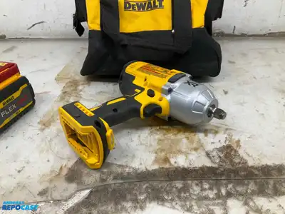 DeWalt 20V XR 1/2” Brushless 3-Speed Impact with New 2025 FlexVolt 12Ah Battery and Case
