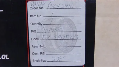 EG&G 701912 EZ Split Mechanical Seal Assembly 2-1/2" Shaft New NIB