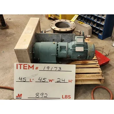 Used 10" Stainless Steel Flo-Tronics Rotary Airlock Feeder Valve