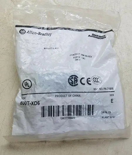 New | in-Stock ALLEN-BRADLEY CONTACT BLOCK MINI BLOCK 1 NC Contact Blocks Michigan US | ND Industrial Surplus #1208191