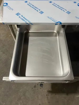 New | in-Stock John Boos New John Boos 96"x36" Stainless Steel Table with 3 Drawers Food Prep Tables Illinois US | Falcon Restaurant Supply #1375045