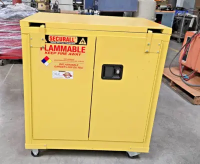SECURALL A131 Flammable Liquids Safety Storage Cabinet 30 Gallon OSHA Approved