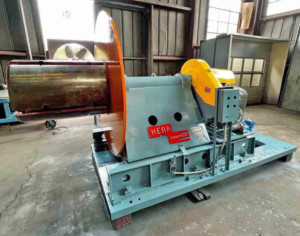 15,000# x 27" Herr Uncoiler