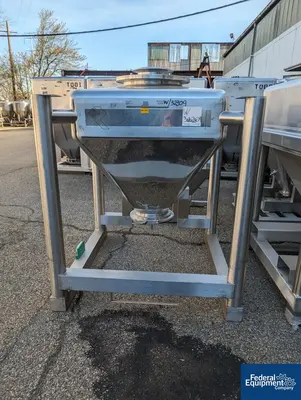 USED Zanchetta 400 Liter Zanchetta Bin, Stainless Steel