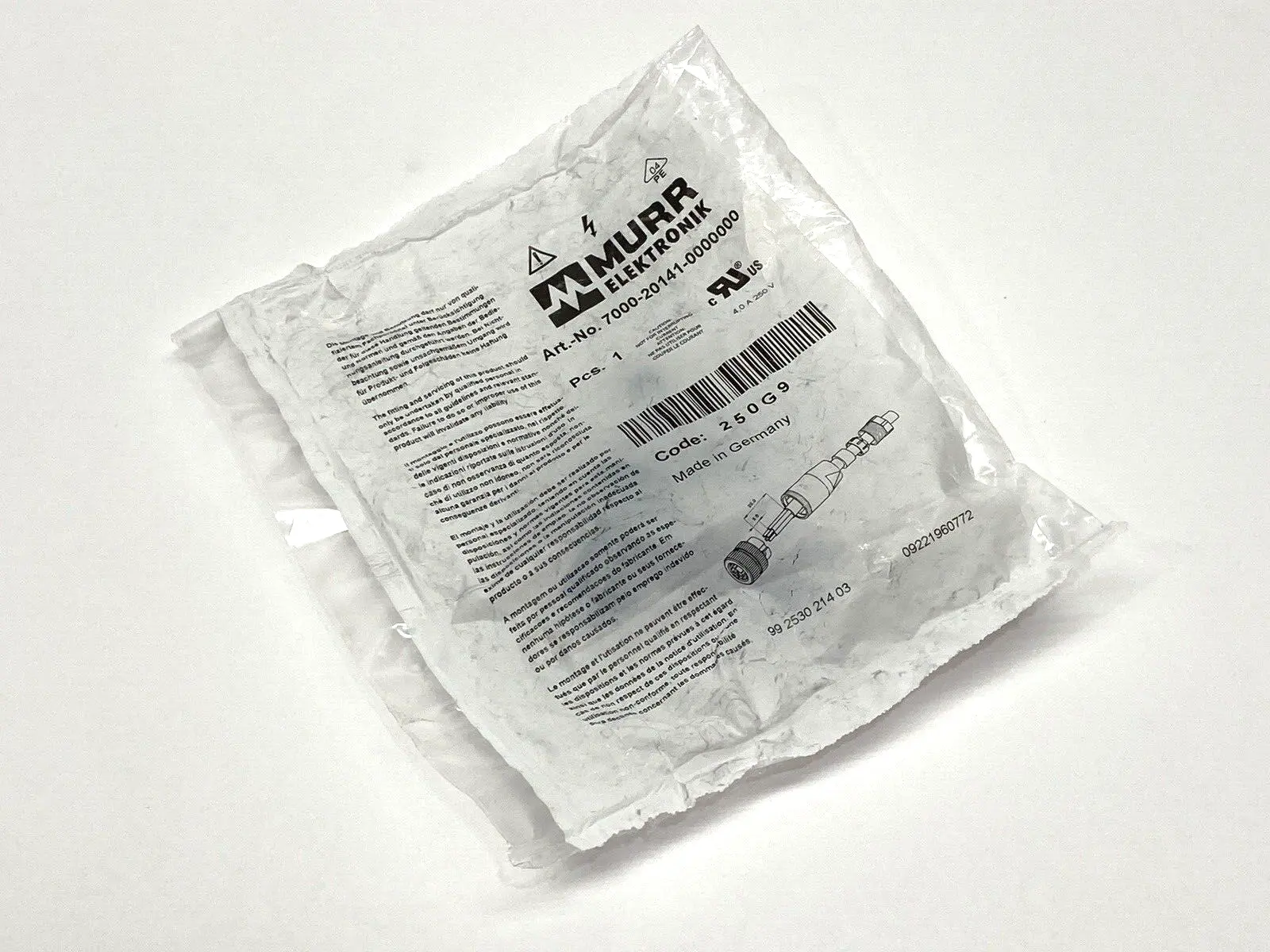 New | in-Stock Murrelektronik 7000-20141-0000000 Electrical Fittings Michigan US | Maverick Industrial Sales #1462931