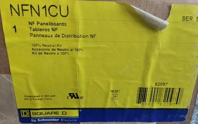 New | in-Stock Square D NFN1CU Electrical Panels Indiana US | J&J Industrial Supply #519449