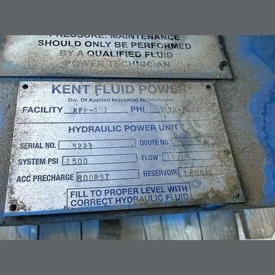 50HP Kent Fluid Power Hydraulic Power Pack
