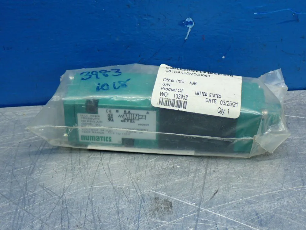 New | in-Stock NUMATICS 081SA400M000061 Pumps Ohio US | HGR 24 #1005907
