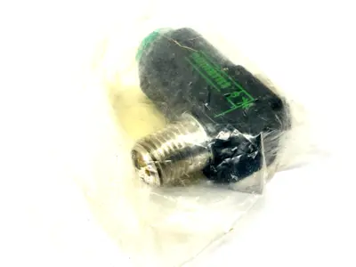 NEW NUMATICS 360-DEG SWIVEL FLOW CONTROL VALVE FITTING 1/4" NPT, 3/8" PTC
