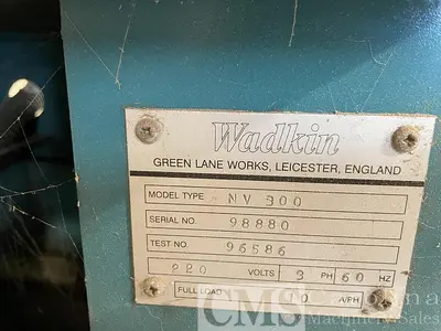 USED WADKIN NV300 PROFILE GRINDER