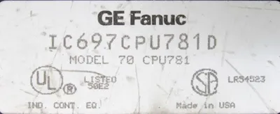 USED FANUC IC697CPU781D CENTRAL PROCESSOR
