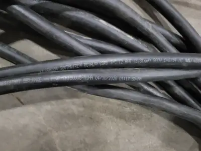 60 ft SOOW Power Extension Cord 12/3 AWG 15A 125V