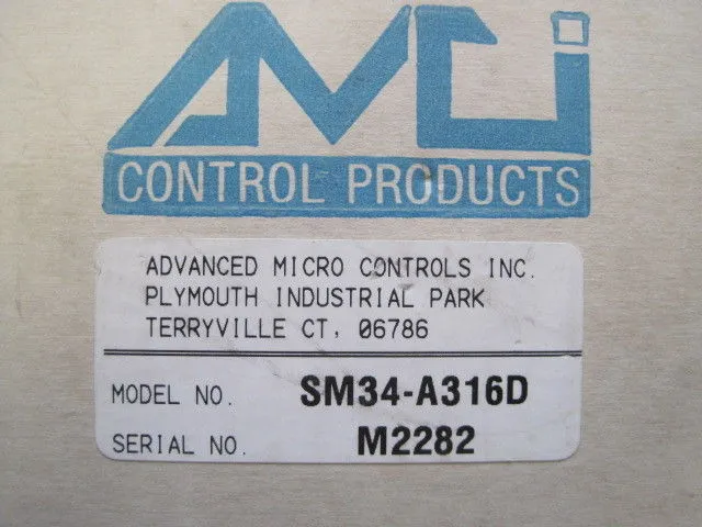 NEW ADVANCED MICRO CONTROLS SM34-A316D STEPPER MOTOR