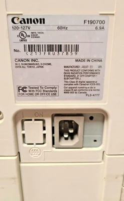 CANON MODEL F190700 IMAGE RUNNER 2525 COPIER Printer Digital