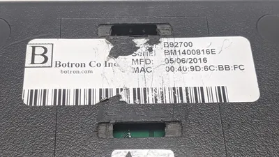 B92700 | Botron D92700 OMNIGRD Multi-Ground Continuous Monitor SCREEN CRACKED - For parts or not working