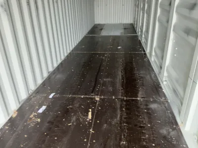 2026 40’L x 8’W x 9’ 6”T High Cube Shipping/Ground Container, swing doors on one end and four sets o...