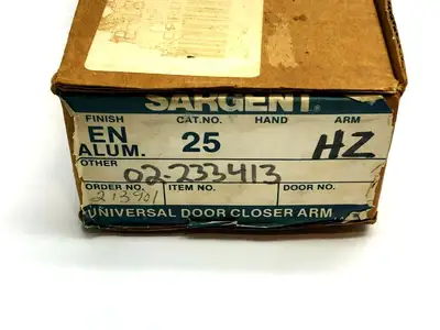 New | in-Stock SARGENT UNIVERSAL DOOR CLOSER ARM Flooring, Windows, and Doors Michigan US | Maverick Industrial Sales #1122848