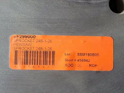Metric Roller Chain Sprocket No. 24B-1-26, HewSaw Log Turner F299000