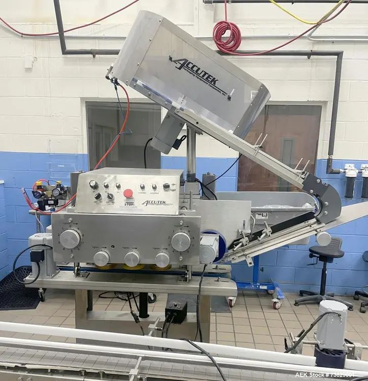 Used ACCUTEK ASC-6 Cappers Quill - Tighteners - Retorquers Illinois US | Aaron Equipment #872106