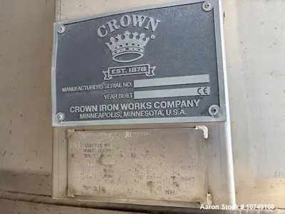 Used CROWN IRON WORKS _UNKNOWN_ Stainless Steel Tanks Illinois US | Aaron Equipment #1303786