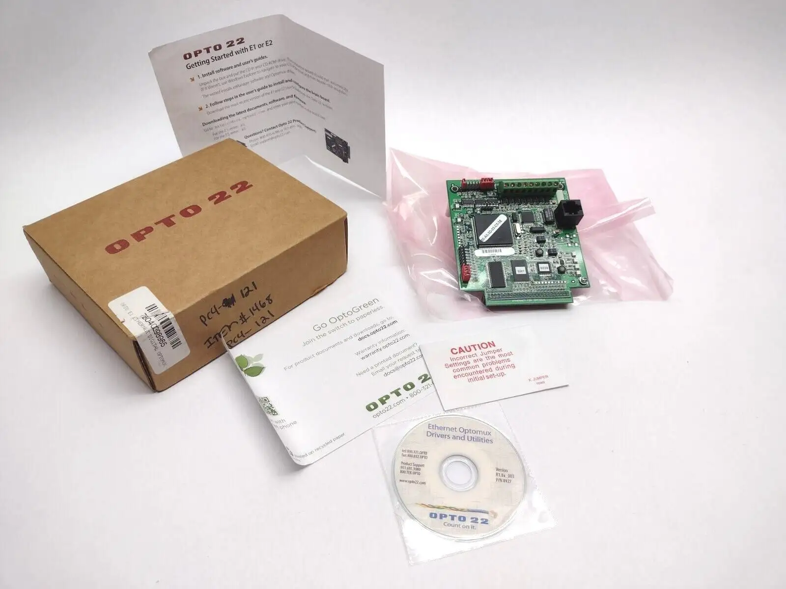 USED OPTO 22 ETHERNET DIGITAL OPTOMUX CONTROLLER