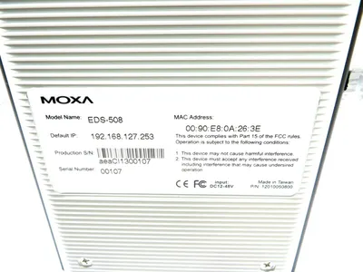 NEW MOXA EDS-508 ETHER DEVICE SWITCH EDS508