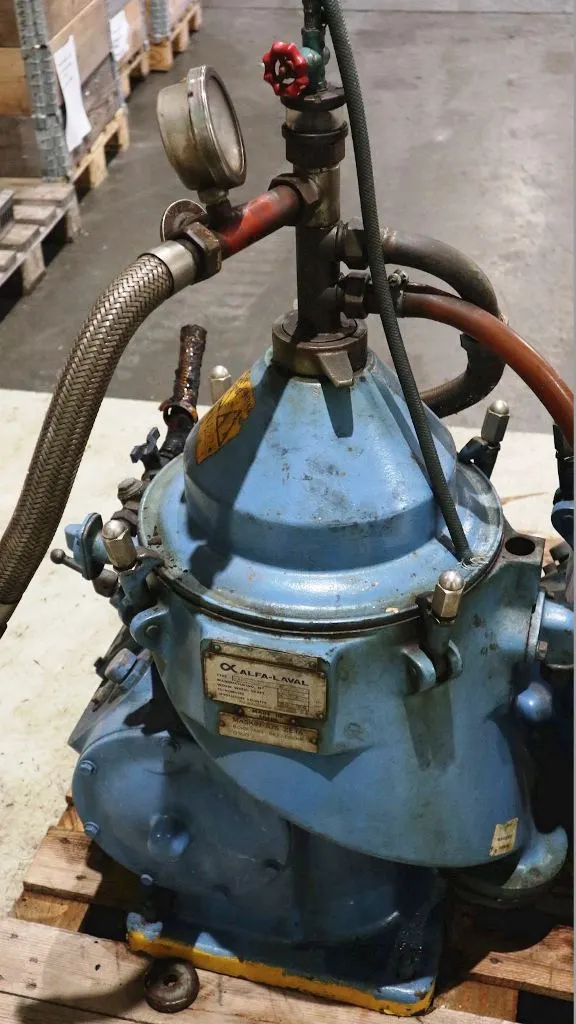 (2) Alfa-Laval MAPX 204 TGT-24-50 oil purifiers, SS.