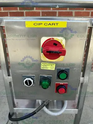 Stainless Steel  CIP Cart w/ Fristam FPX721-140 Centrifugal Pump, 1 HP