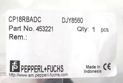 NEW PEPPERL & FUCHS 453221 PHOTO SENSOR