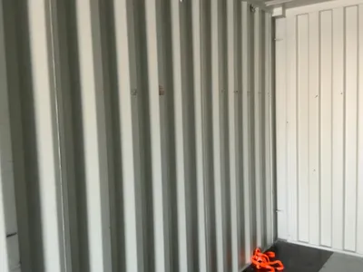 2026 40’L x 8’W x 9’ 6”T High Cube Shipping/Ground Container, swing doors on one end and four sets o...