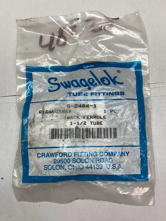 Used SWAGELOK S-2404-1 Misc Electrical & Power Parts | Surplus Asset Holdings #1219112